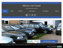 Tablet Screenshot of mariusvangessel.nl